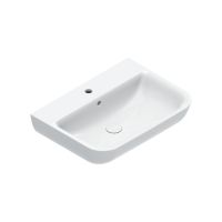 Catalano Italy Waschtisch 65x50cm, weiß CataGlaze+ 1 Hahnloch 0720651001