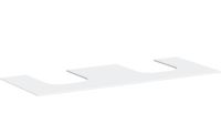 Hansgrohe Xevolos E Konsole 137cm für 2 Aufsatzwaschtische 50cm weiß matt 54207700 Hansgrohe Xevolos E Konsole 137cm für 2 Aufsatzwaschtische 50cm weiß matt 54207700