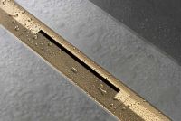 Vorschau: Hansgrohe RainDrain Flex Fertigset Duschrinne 1000 kürzbar, polished gold optic 56046990
