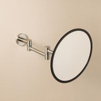 Cosmic Architect S+Essentials Wand-Kosmetikspiegel 20cm, 5-fache Vergrößerung, edelstahl matt schwarz WJC235A0085003