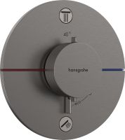 Hansgrohe ShowerSelect Comfort S Thermostat brushed black chrome 15554340