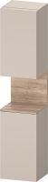 Vorschau: Duravit Qatego Hochschrank 40x176cm in taupe matt, mit offenem Fach und 2 Türen QA1346
