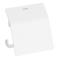 hansgrohe AddStoris S Papierrollenhalter mit Deckel, weiß matt 41783700