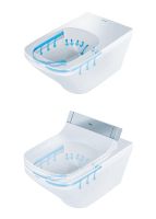 Vorschau: Duravit DuraStyle Wand-WC für Dusch-WC Sitz SensoWash® 62x37,6cm, eckig, HygieneGlaze, weiß