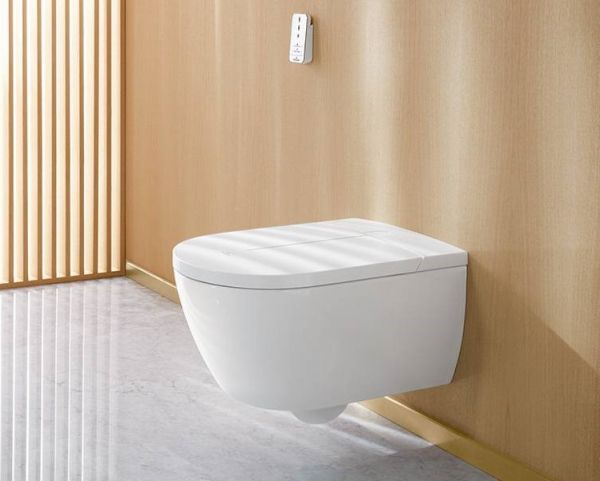 Onophoudelijk vee Onrechtvaardig Villeroy&Boch ViClean-I100 Dusch-WC wandhängend spülrandlos DirectFlush,  weiß ceramicplus