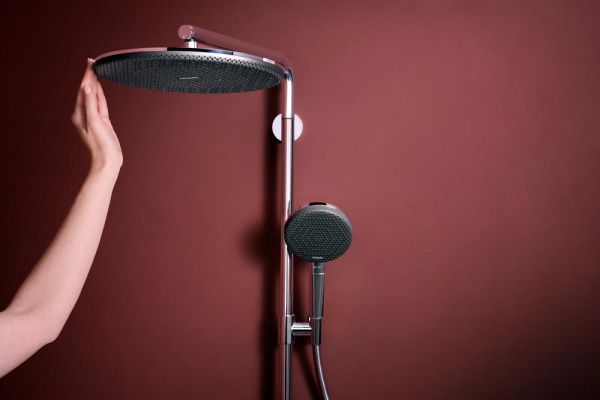 hansgrohe Raindance Alive S Puro Duschsystem 300 EcoSmart, Ecostat Element, chrom