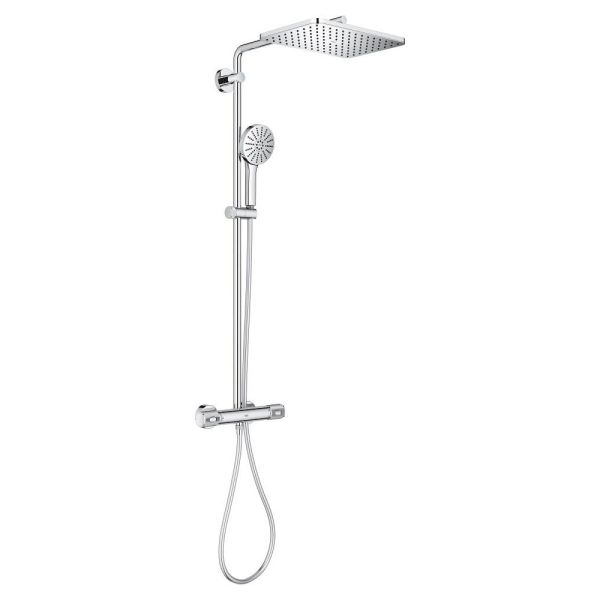 Grohe Vitalio Joy+ System 350x230 CoolTouch Duschsystem mit Thermostatbatterie, Aufputz, chrom 1142690000