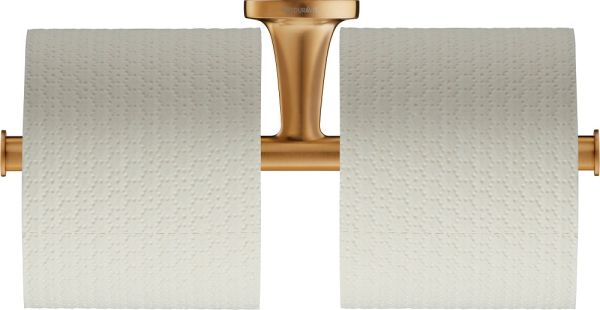 Duravit Starck T Papierrollenhalter doppelt, zum Schrauben/Kleben, bronze gebürstet 0099380400