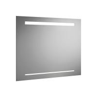 Vorschau: Burgbad Essence Leuchtspiegel mit horizontaler LED-Beleuchtung, dimmbar, 80x64cm