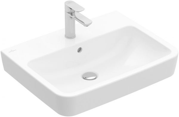 Villeroy&Boch O.Novo Waschbecken 60x46cm 1 Hahnloch mit Überlauf