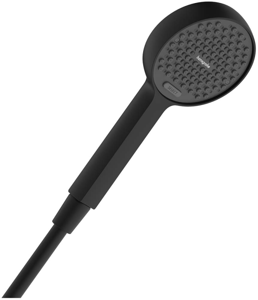 hansgrohe Activera Select S Duschkopf 95 2 Strahlarten wassersparend schwarz matt 28033670