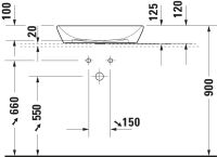 Vorschau: Duravit D-Neo Aufsatzbecken 60x40cm weiss 2372600070