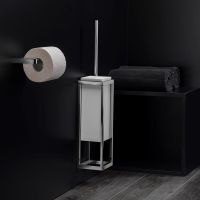 Vorschau: Cosmic The Grid Toilettenbürstenhalter, chrom-weiß matt 2680100 2