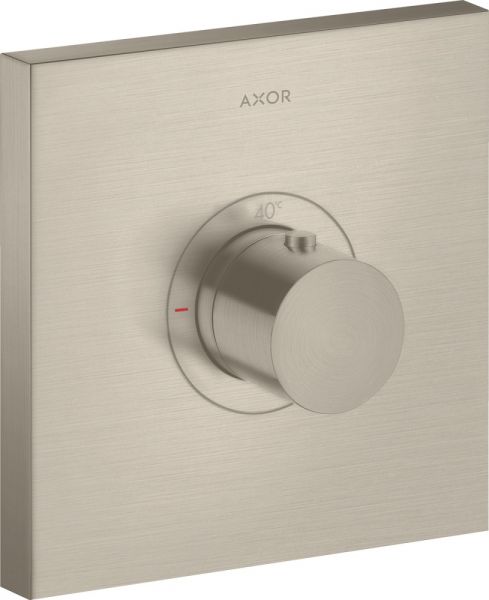 Axor ShowerSelect Thermostat Highflow Square Unterputz, eckig brushed nickel 36718820