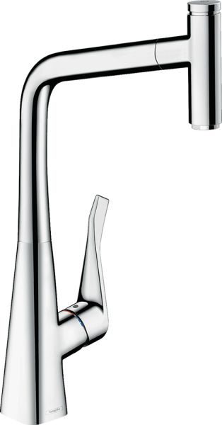 Hansgrohe Metris Select M71 Küchenarmatur 320 Eco ausziehbar 14786000