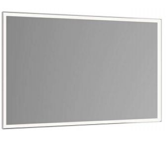 Keuco Royal Lumos Lichtspiegel mit Spiegelheizung, silber-eloxiert, 120x65cm