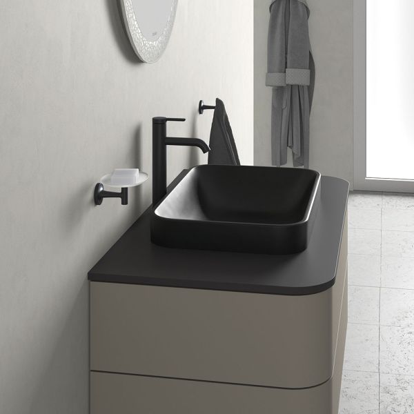 Duravit Happy D.2 Plus Aufsatzbecken 60x40cm anthrazit