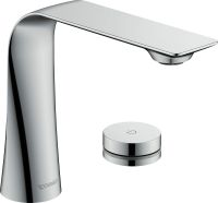 Duravit D.1 2-Loch Elektronikarmatur M mit Steckernetzteil, chrom D11100007010