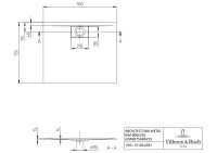 Vorschau: Villeroy&Boch Architectura MetalRim Duschwanne, 90x80cm UDA9075ARA215V-01