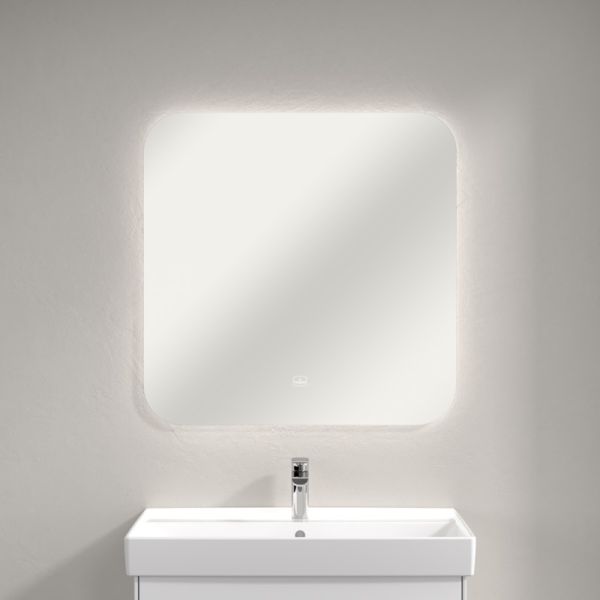 Villeroy&Boch More to See Lite LED-Spiegel, 80x80cm, mit Sensordimmer A4628000