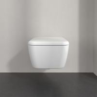 Vorschau: Villeroy&Boch Skyla Combi-Pack Wand-WC TwistFlush 37x53cm mit WC-Sitz, softcube