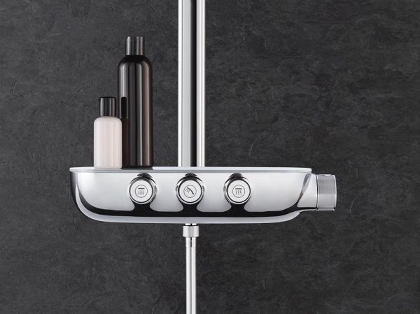 Grohe Rainshower System SmartControl 360 DUO Aufputz-Duschsystem mit Thermostat, chrom