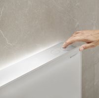 Vorschau: Geberit Monolith Plus Sanitärmodul Wand-WC, 101cm, Frontverkleidung aus Glas