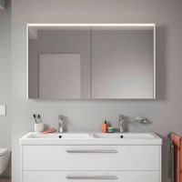 Duravit D-Code 2.0 LED-Spiegelschrank, weiß matt DC7108018180000