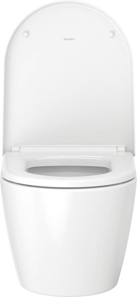 Duravit ME by Starck WC-Sitz ohne Absenkautomatik, weiß/weiß seidenmatt