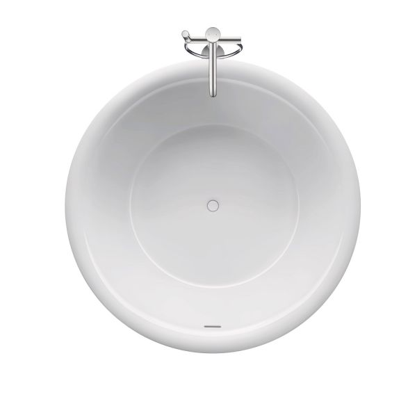 Duravit White Tulip freistehende Badewanne rund 140x140cm, weiß