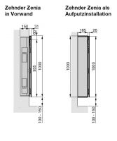 Vorschau: Zehnder Zenia Infrarot-Heizkörper, Handtuchwärmer & Handtuchtrockner, elektrisch