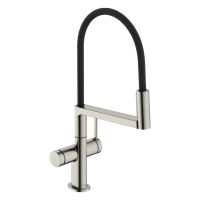 hansgrohe Talis Select M54 Einhebel-Küchenmischer, 3jet, edelstahl finish 72861800