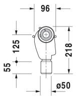 Vorschau: Duravit Architec Unterputzsiphon 0050441000