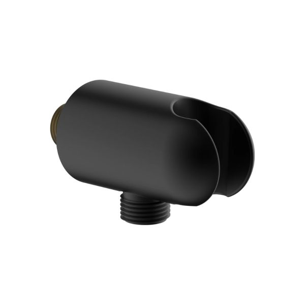 Hansa Oras Group Wandanschlussbogen, Brausehalter, schwarz matt 290019-33