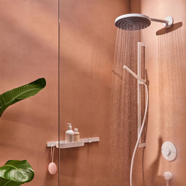 Hansgrohe Pulsify S Stabhandbrause 100 1jet Strahlart wassersparend+ weiß matt