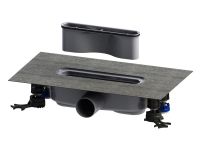 Kaldewei FlowDrain Duschrinnen Ablaufgarnitur horizontal regular 687744800000