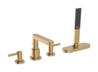 hansgrohe Finoris 4-Loch Wannenrandarmatur, brushed bronze 76444140