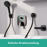 Vorschau: Hansgrohe Logis Einhebel-Wannenarmatur Unterputz für iBox universal, schwarz matt