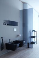Vorschau: Duravit Starck T Toilettenbürstengarnitur, bodenstehend, schwarz matt 0099454600