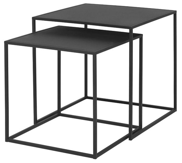 blomus FERA Set 2 Beistelltische, schwarz 65750