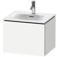 Duravit L-Cube Waschtischunterschrank wandhängend 52x42cm mit 1 Schublade für Viu 234453, weiß, LC613401818