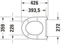 Vorschau: Duravit No.1 WC-Sitz mit Absenkautomatik, abnehmbar, weiß