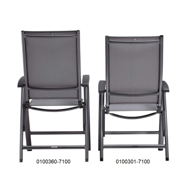 KETTLER CIRRUS Multipositionssessel, anthrazit/anthrazit-grau
