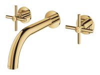 Vorschau: Grohe Atrio 3-Loch-Waschtischarmatur Unterputz, Kreuzgriffe, Ausladung 18cm