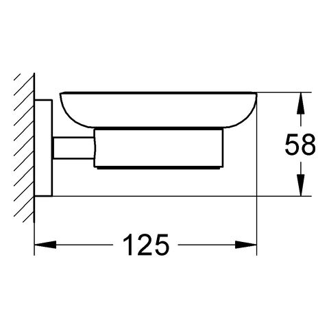 Grohe Essentials Seifenschale mit Halter