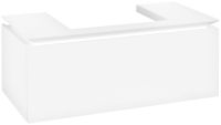 Vorschau: Villeroy&Boch Legato Waschtischunterschrank 100x50cm für Aufsatzwaschtisch, 1 Auszug, glossy white, B68000DH