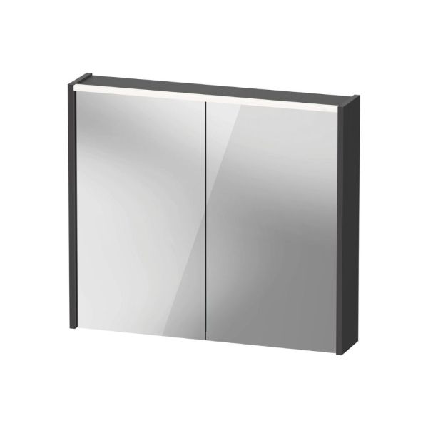 Duravit D-Code 2.0 LED-Spiegelschrank, graphit matt DC7106049490000