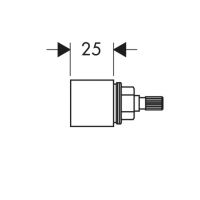Vorschau: Hansgrohe Verlängerungsset 25mm