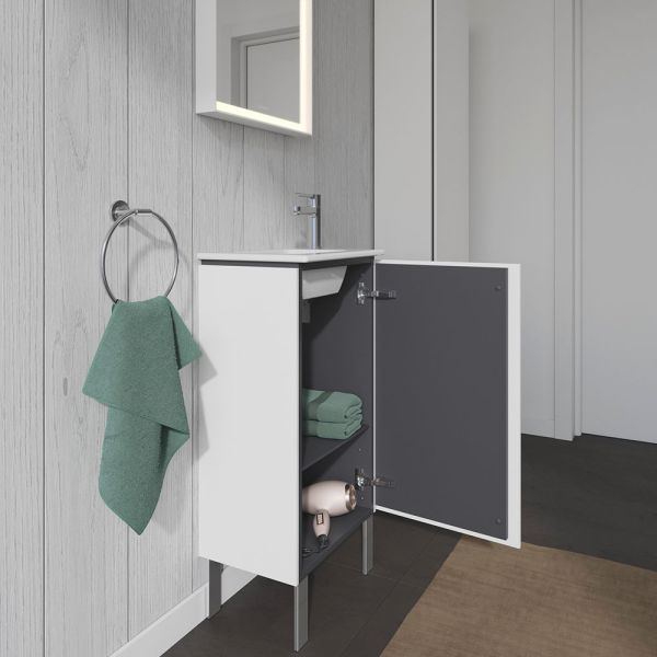 Duravit L-Cube Waschtischunterschrank bodenstehend 42x29cm mit 1 Tür für ME by Starck 072343