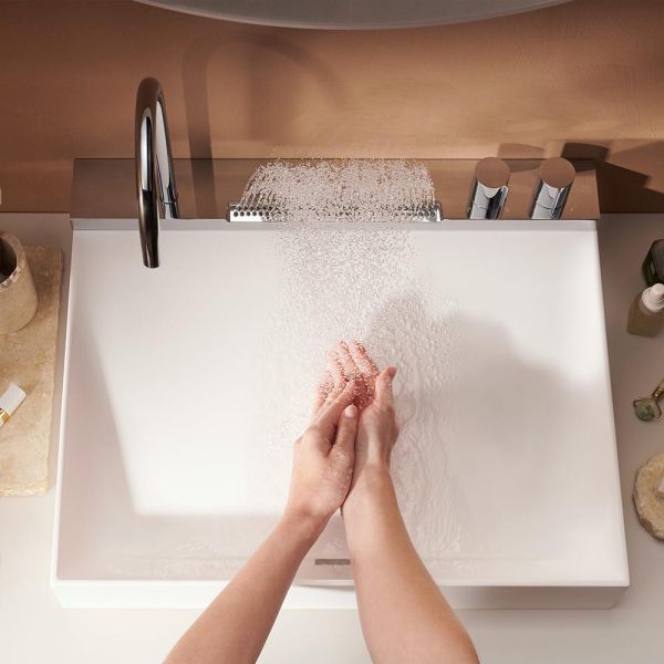 hansgrohe Avalegra AquaUnit Waschbecken 58x48cm, ohne Ablage mit Armatur in chrom